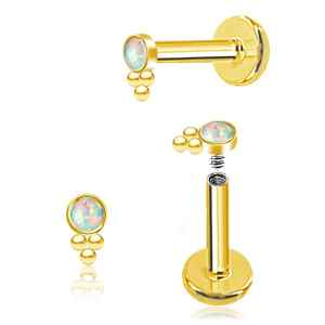 Luna Labret Bar Flat Back