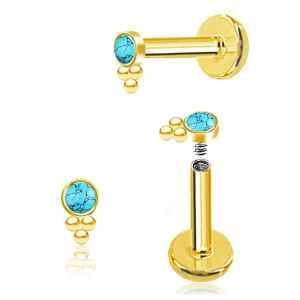 Luna Labret Bar Flat Back