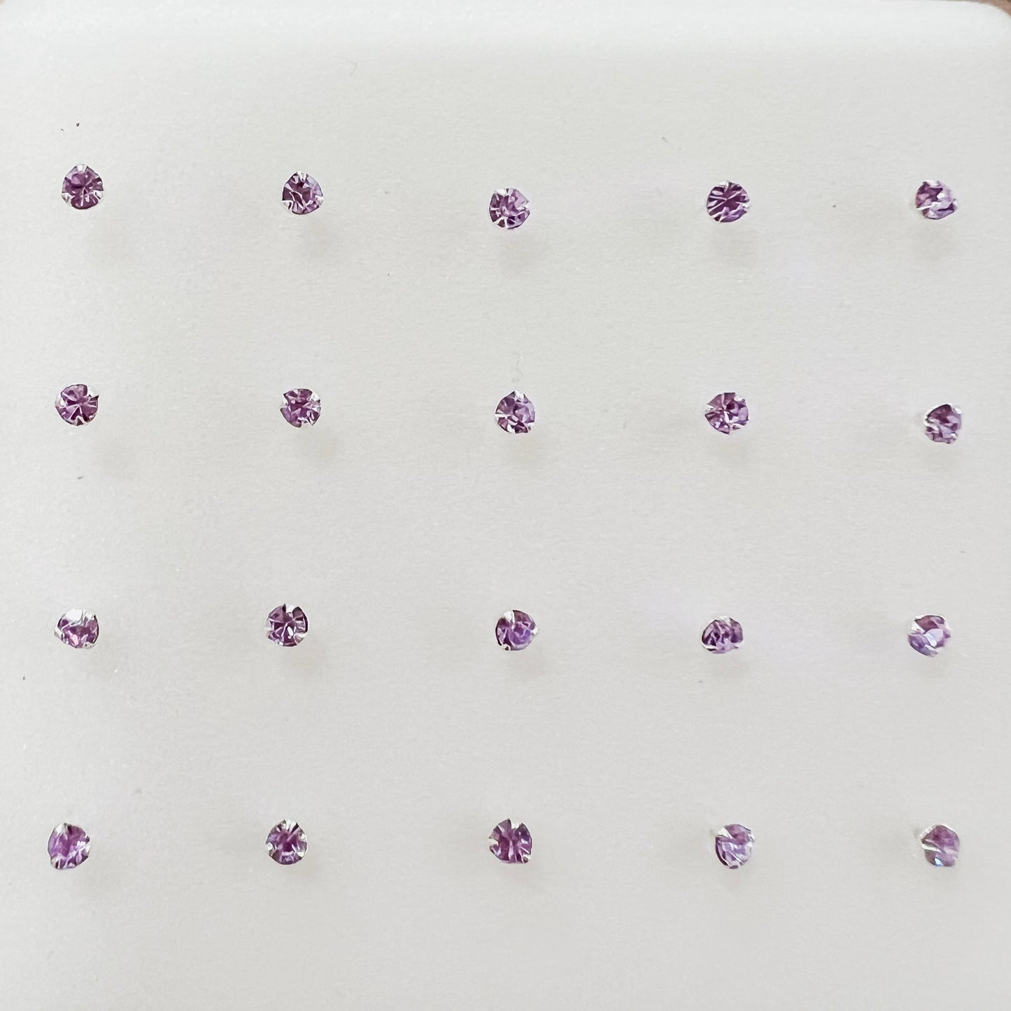 Bulk Buys Nose Stud Violet