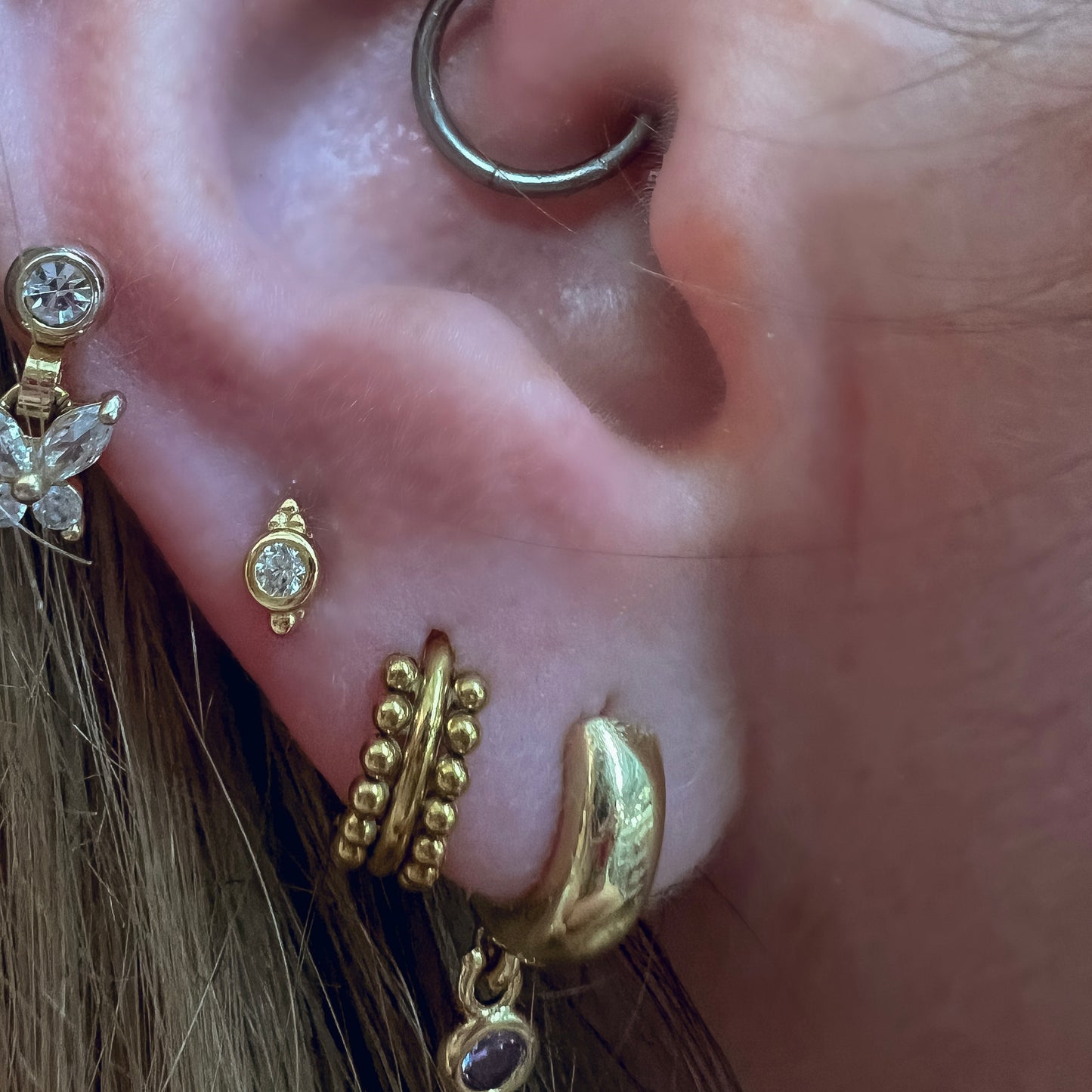 Sterling Silver Stella Earring Studs