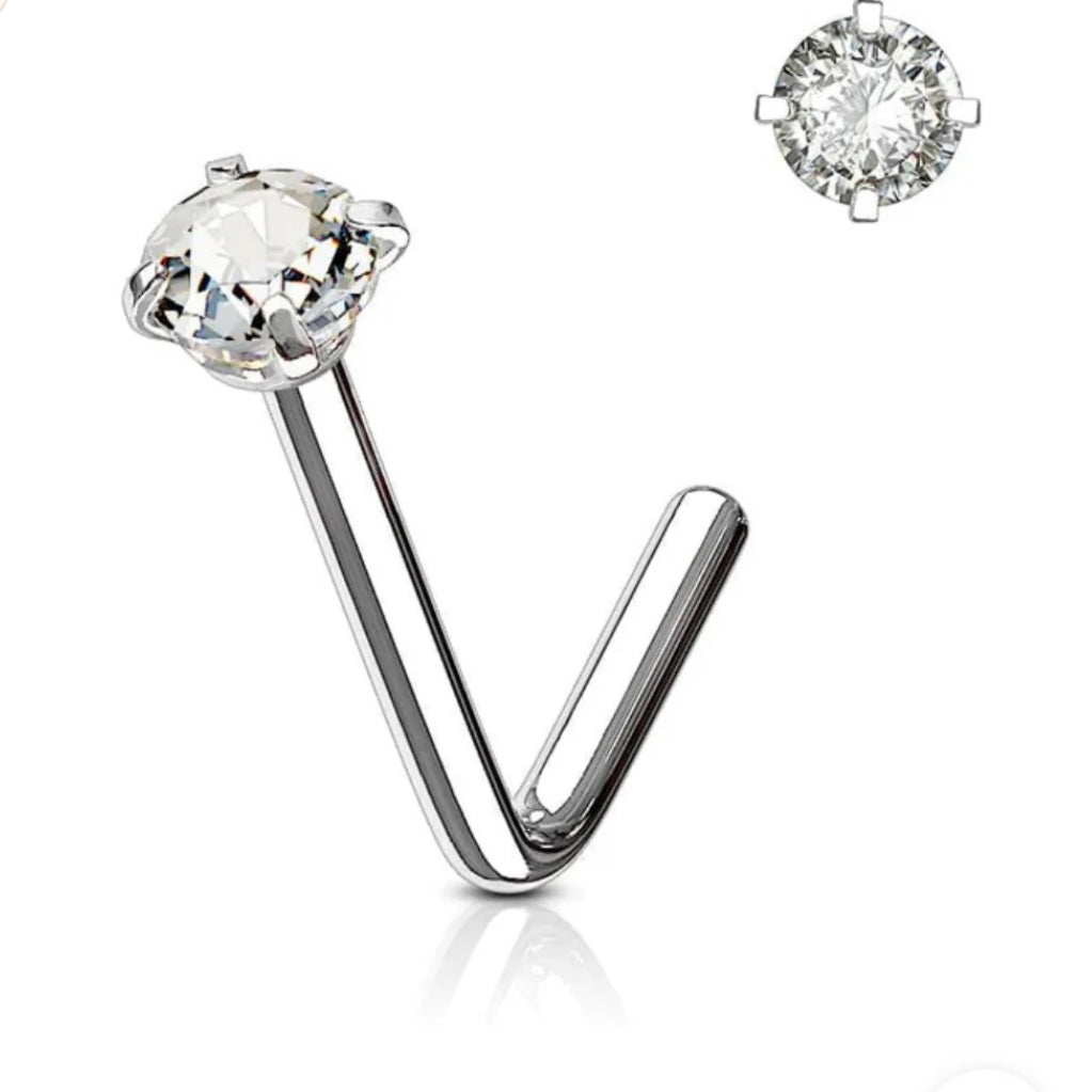 Bulk Buys Nose Stud Crystal