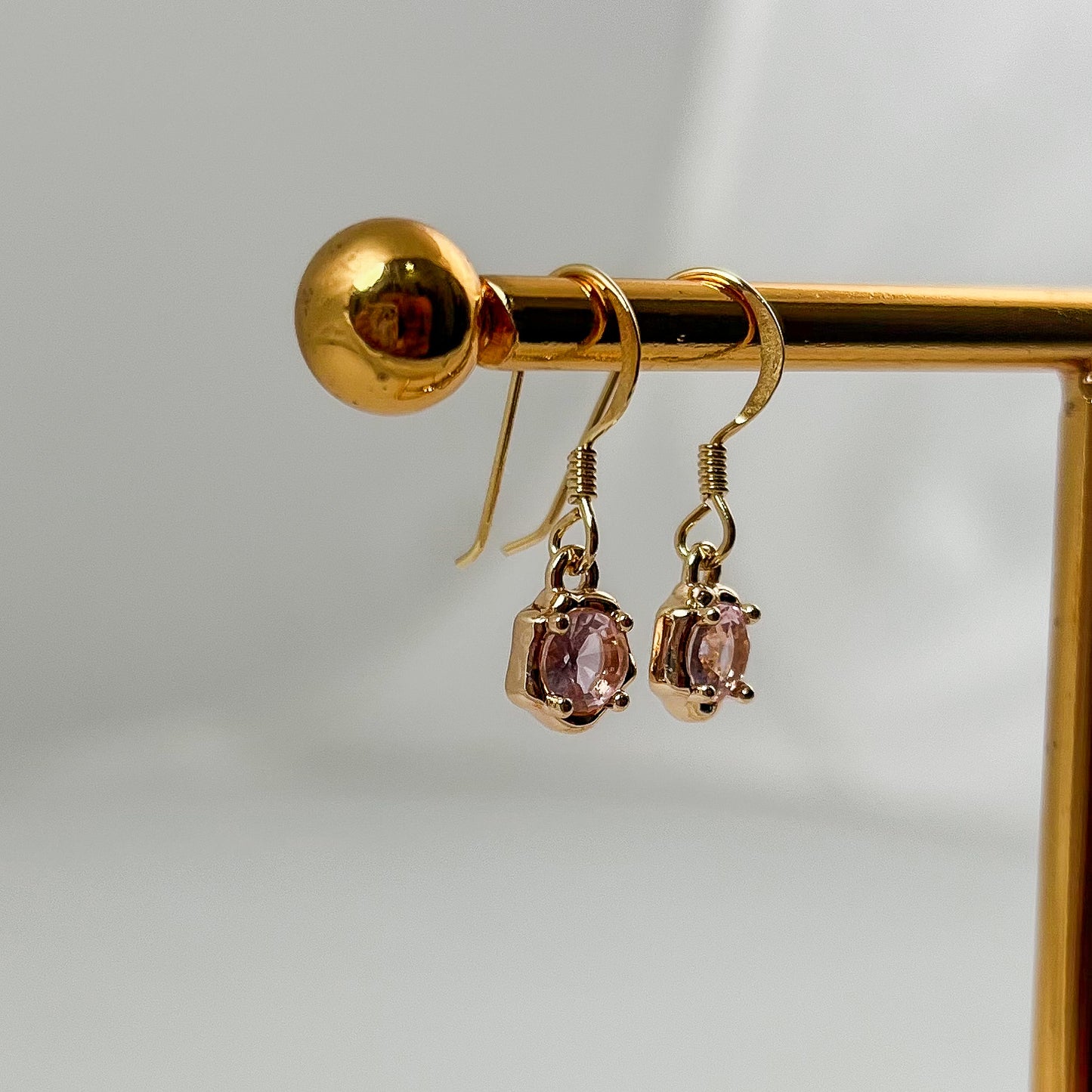 18K Ella Pink Earrings