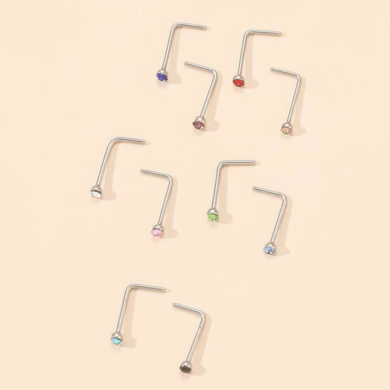 Blue Zircon Surgical Steel Stud