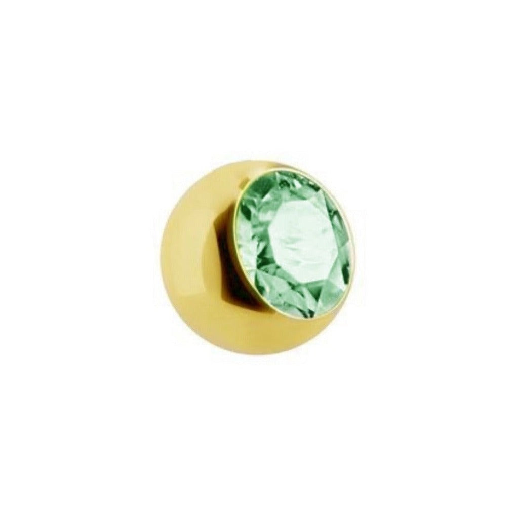 Peridot Gold Round 16 Gauge