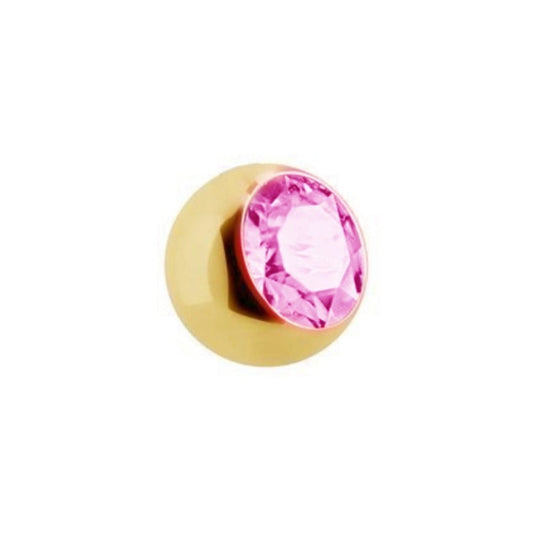 Light Pink Gold Round 16 Gauge