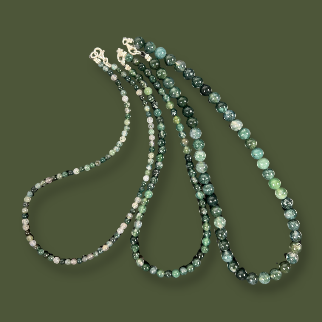 Bulk Buys Moss Agate Necklace