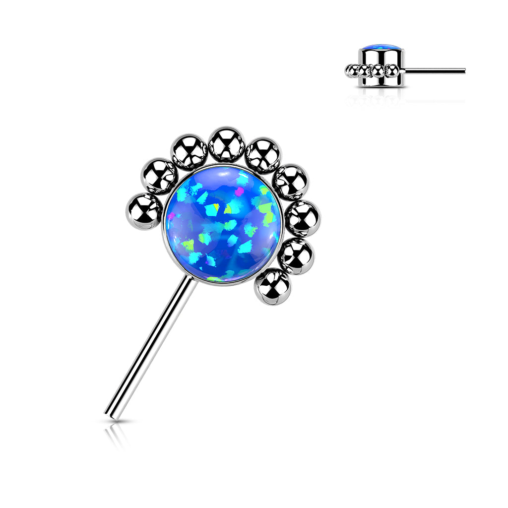 Threadless Push Pin Titanium Nipple Bars 16 Guage