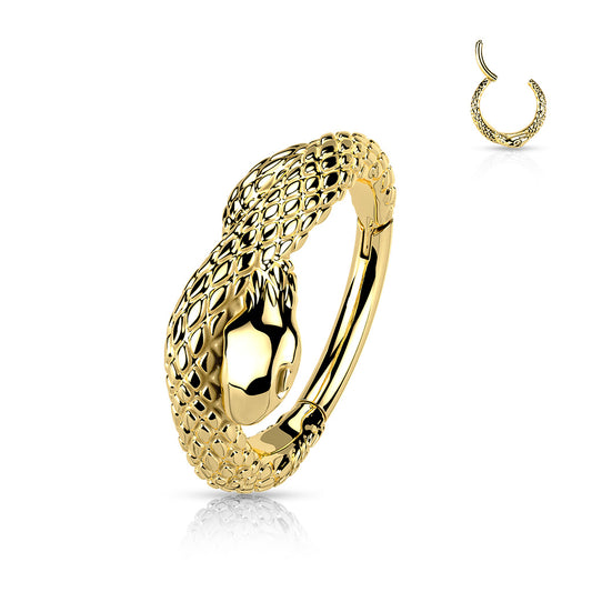 Snake Cartlidge Clicker Ring