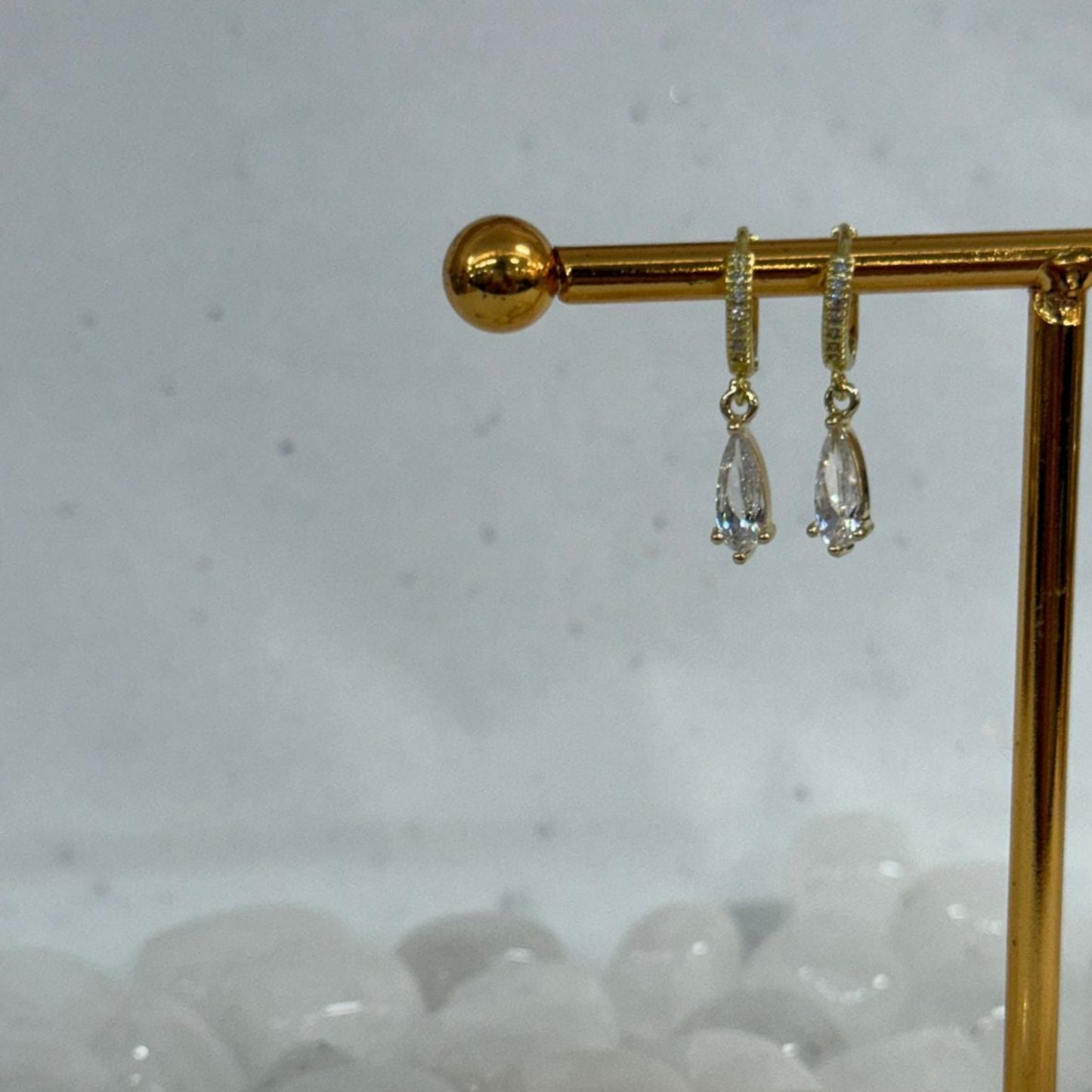 Gold Teardrop Earrings