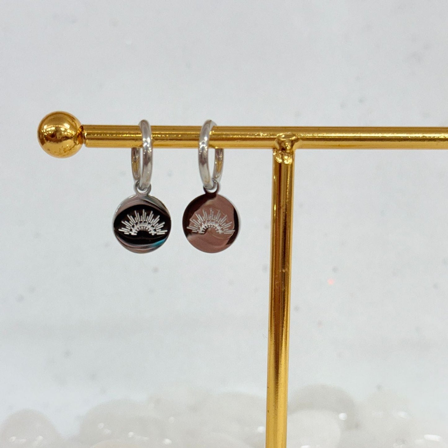Silver Engraved Sunrise