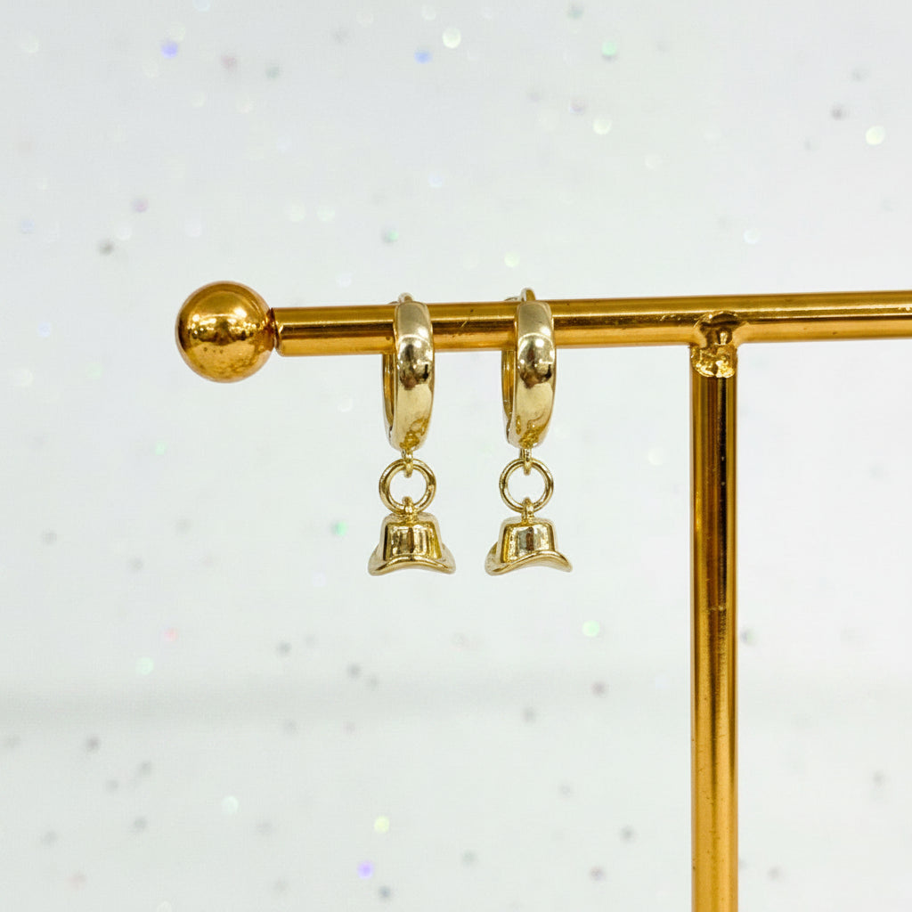 Gold Cowboy Earrings