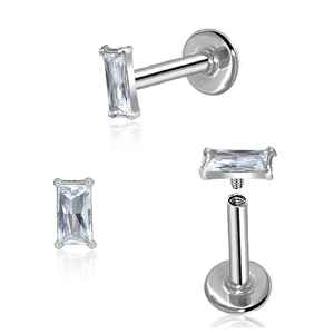 Baguette Diamond Silver