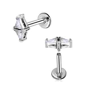 Twin Triangle Silver