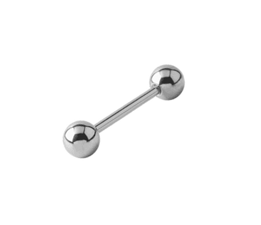 Titanium 16 Gauge Silver Straight Bars