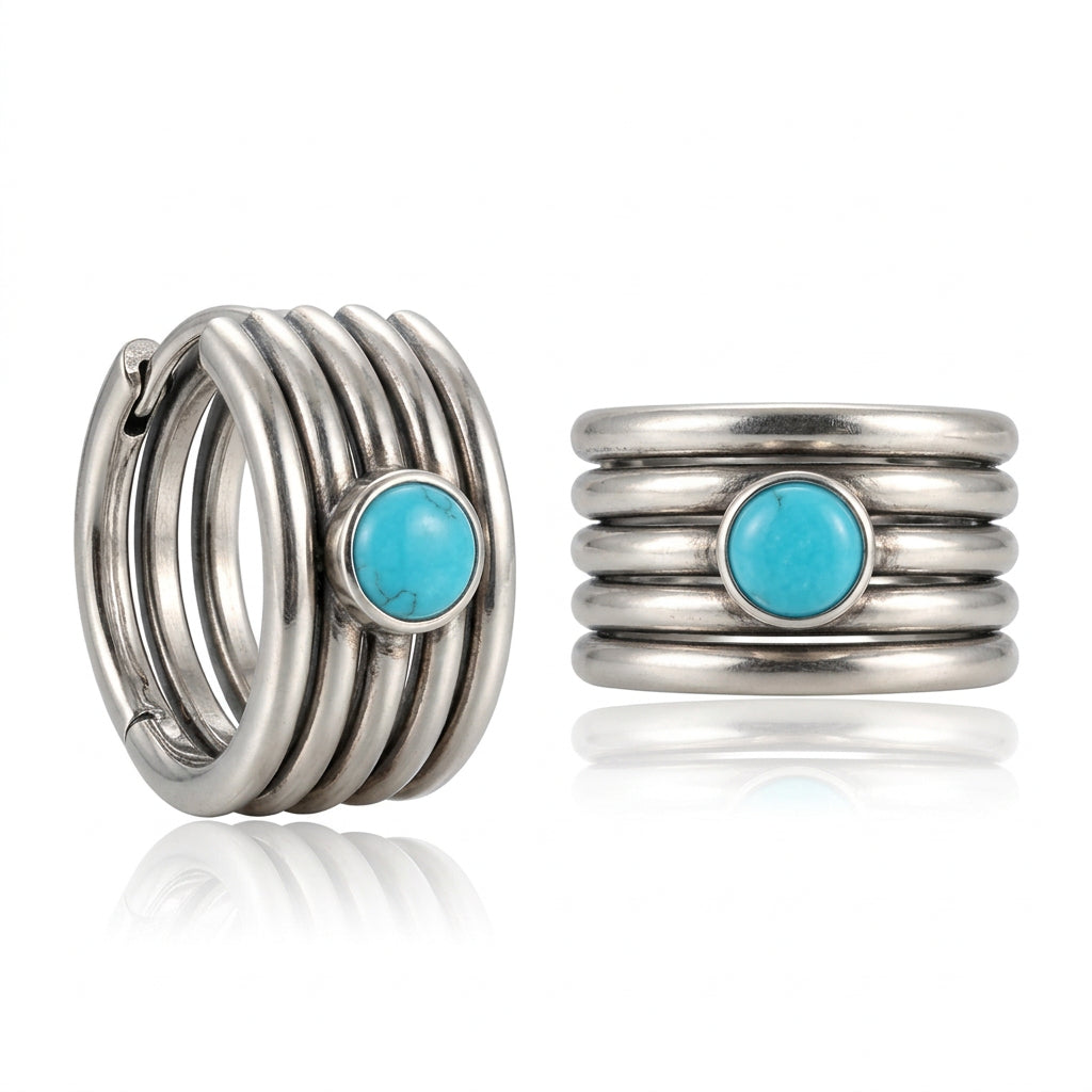 Turquoise Cuff Silver
