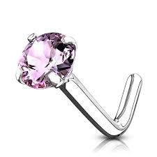 Amethyst Sterling Silver Stud