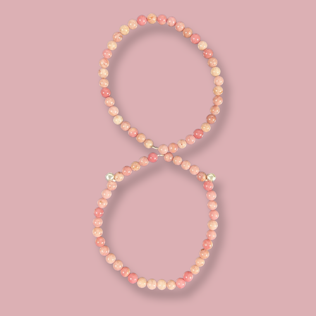 Rhodochrosite Anklet