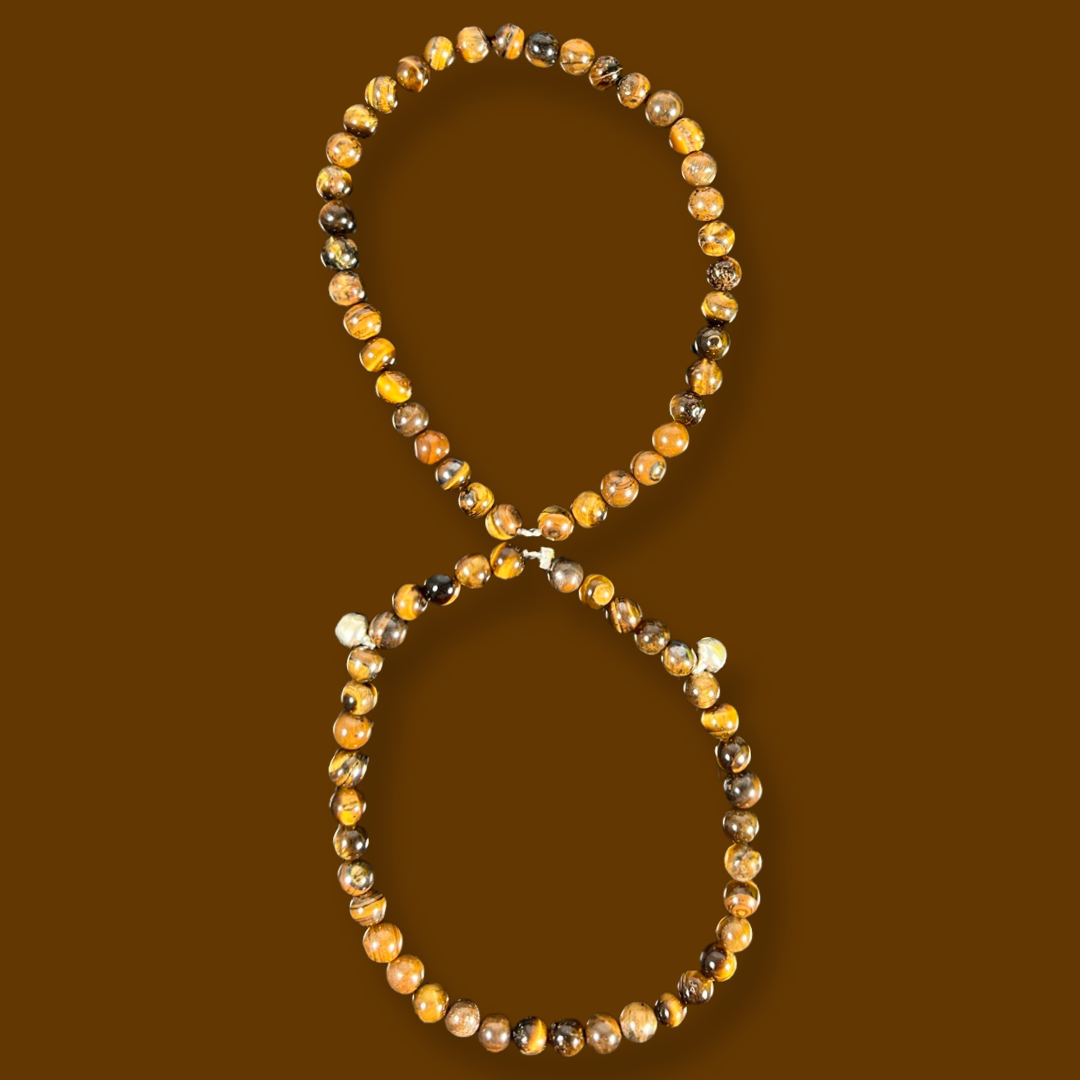 Tigeres Eye Anklet