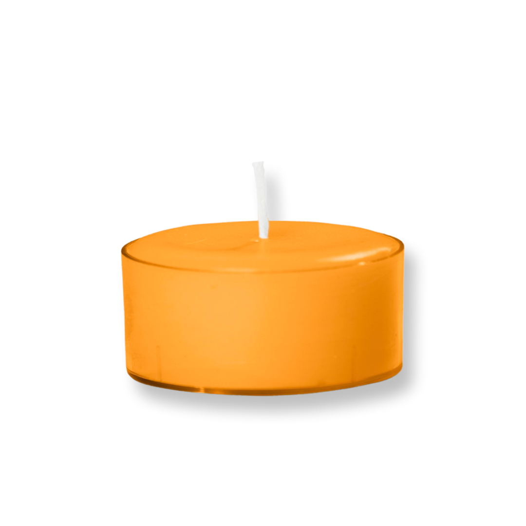 Orange Tealight (6 Pack)