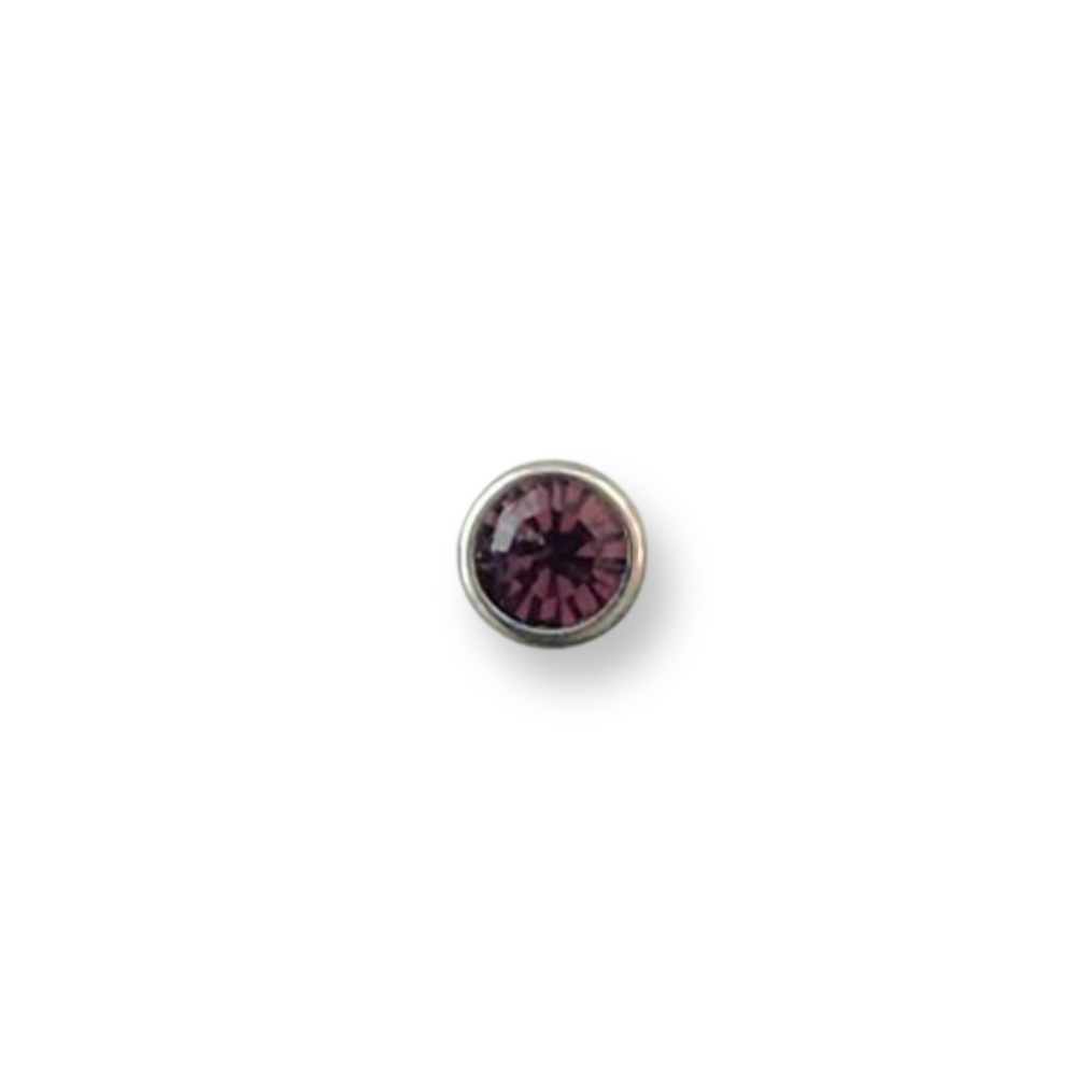 Amethyst Surgical Steel Stud