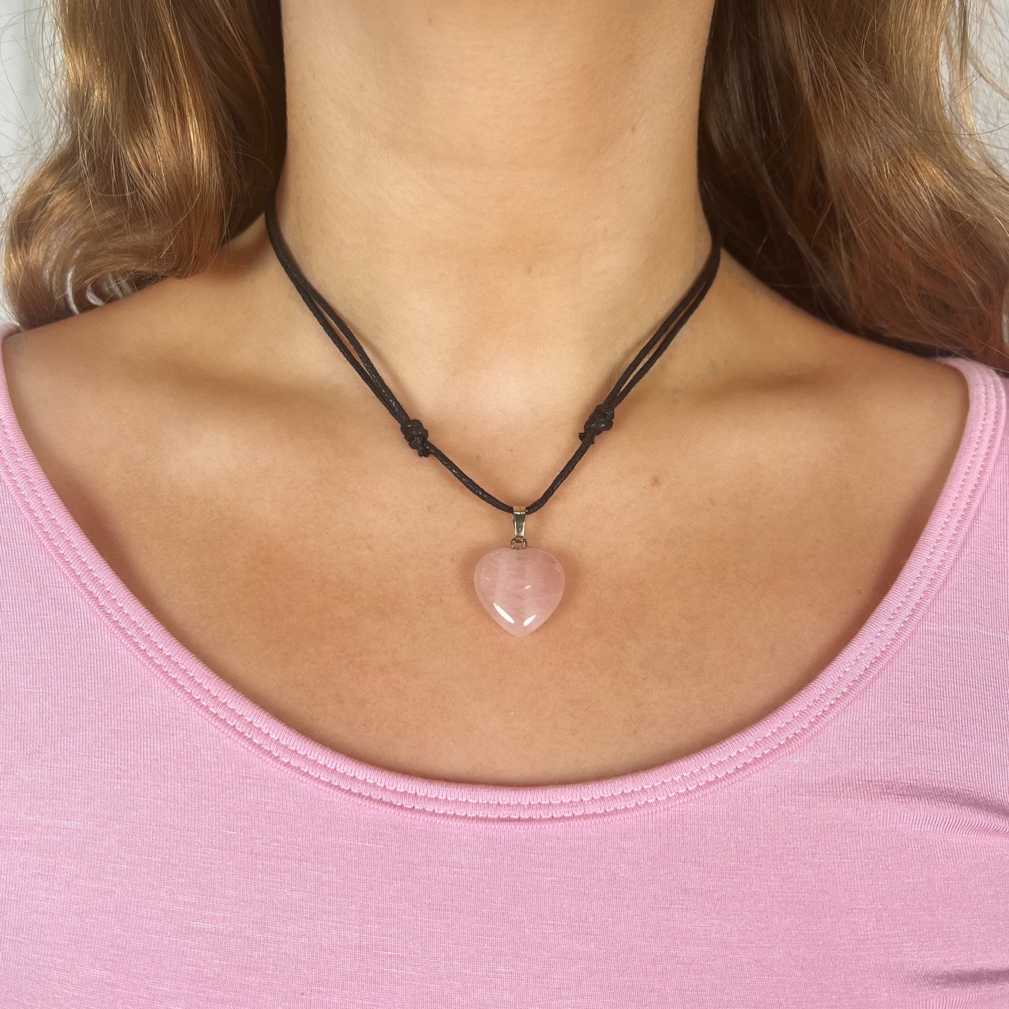 Rose Quartz Love Heart