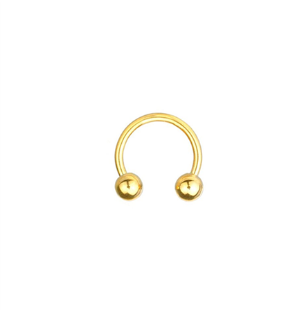 Gold Horseshoes 16 Gauge