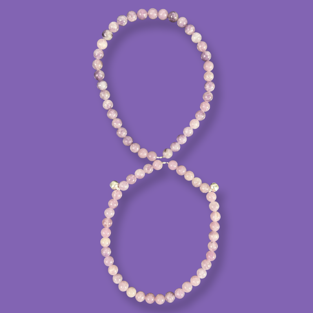 Lepidolite Anklet