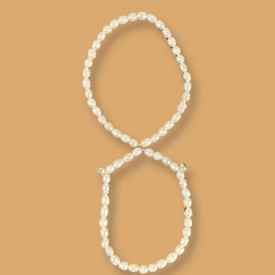 Pearl Oval Anklet