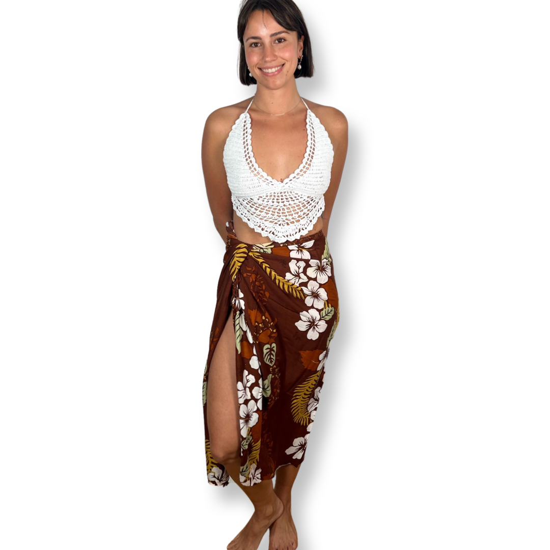 Poppy Petals Sarong
