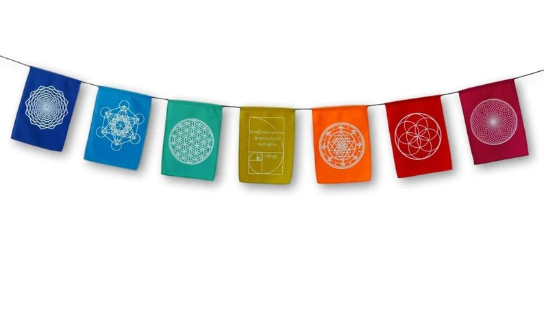 Geometric Prayer Flags