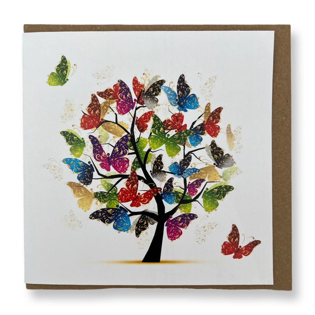 Butterfly Tree Card