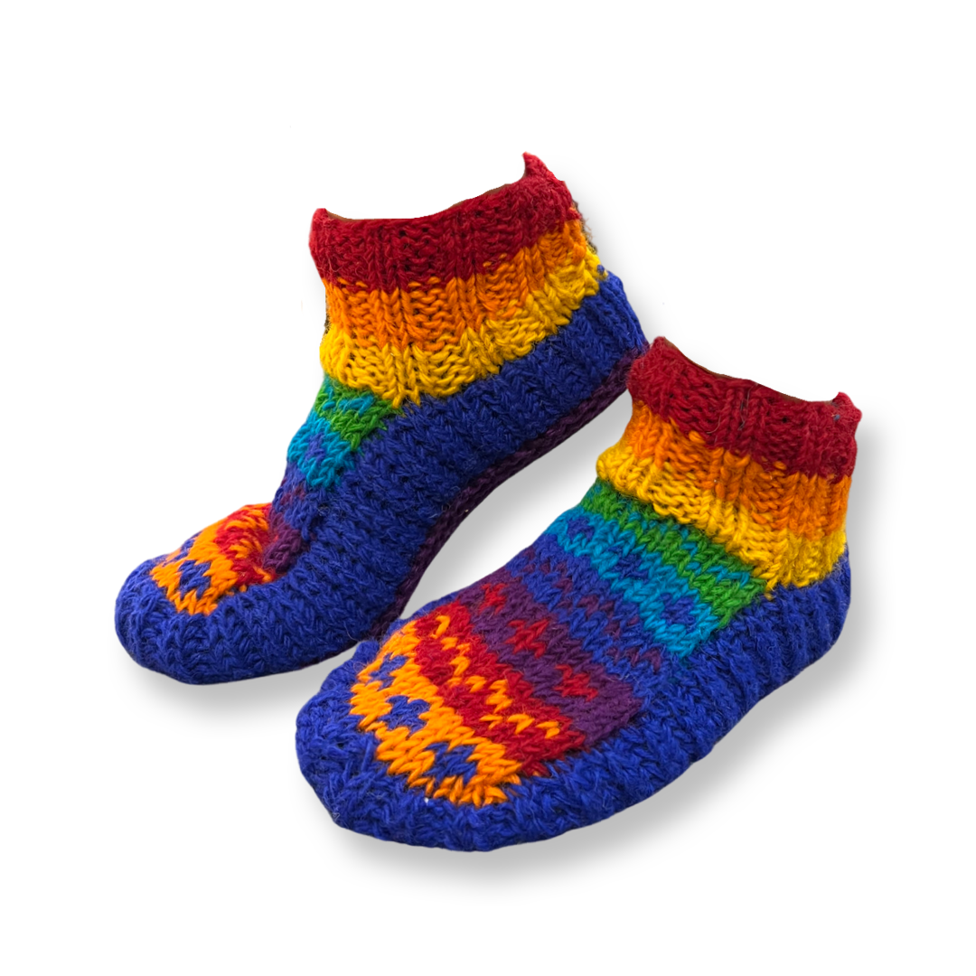 Rainbow Booties