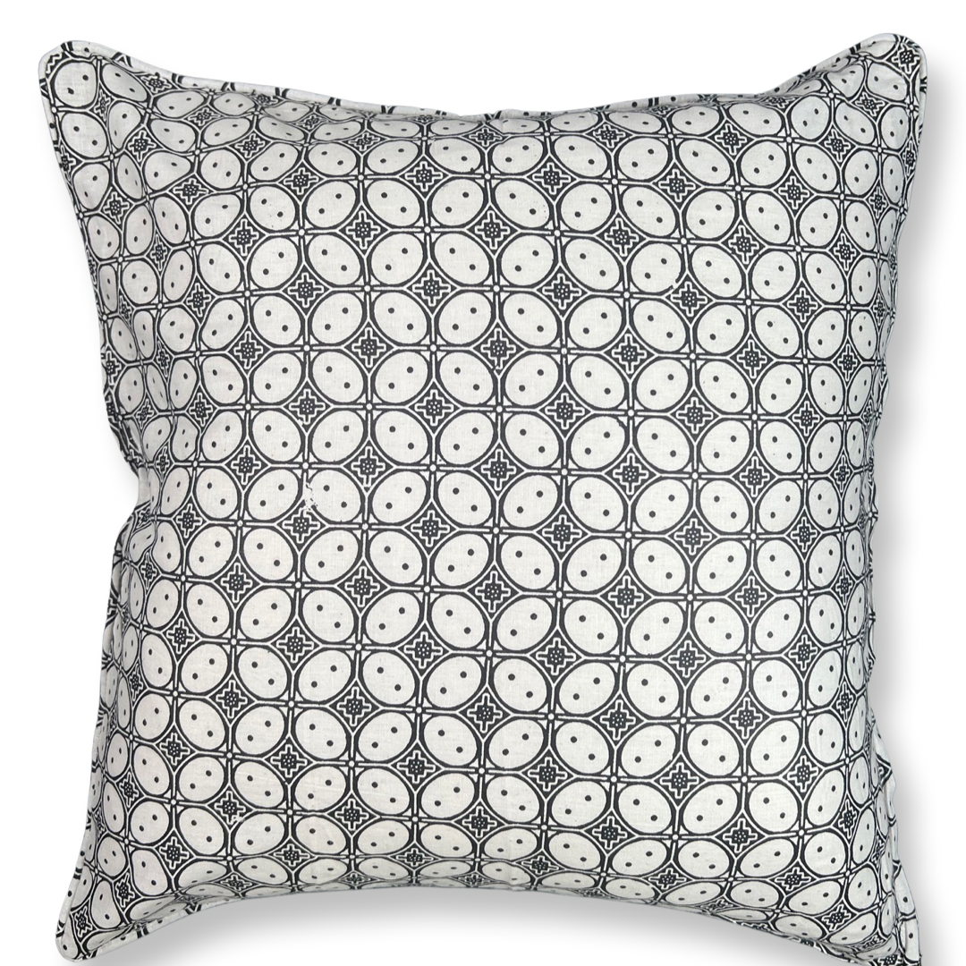 Batik Black Cushion Cover