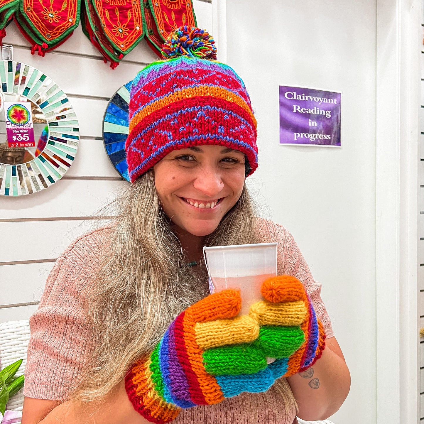 Rainbow Gloves