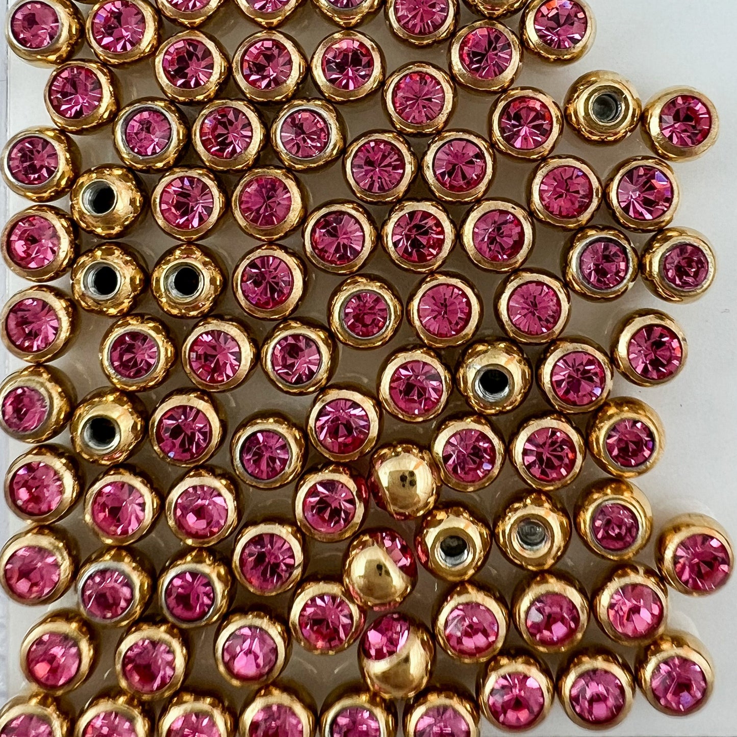 Light Pink Gold Round 16 Gauge