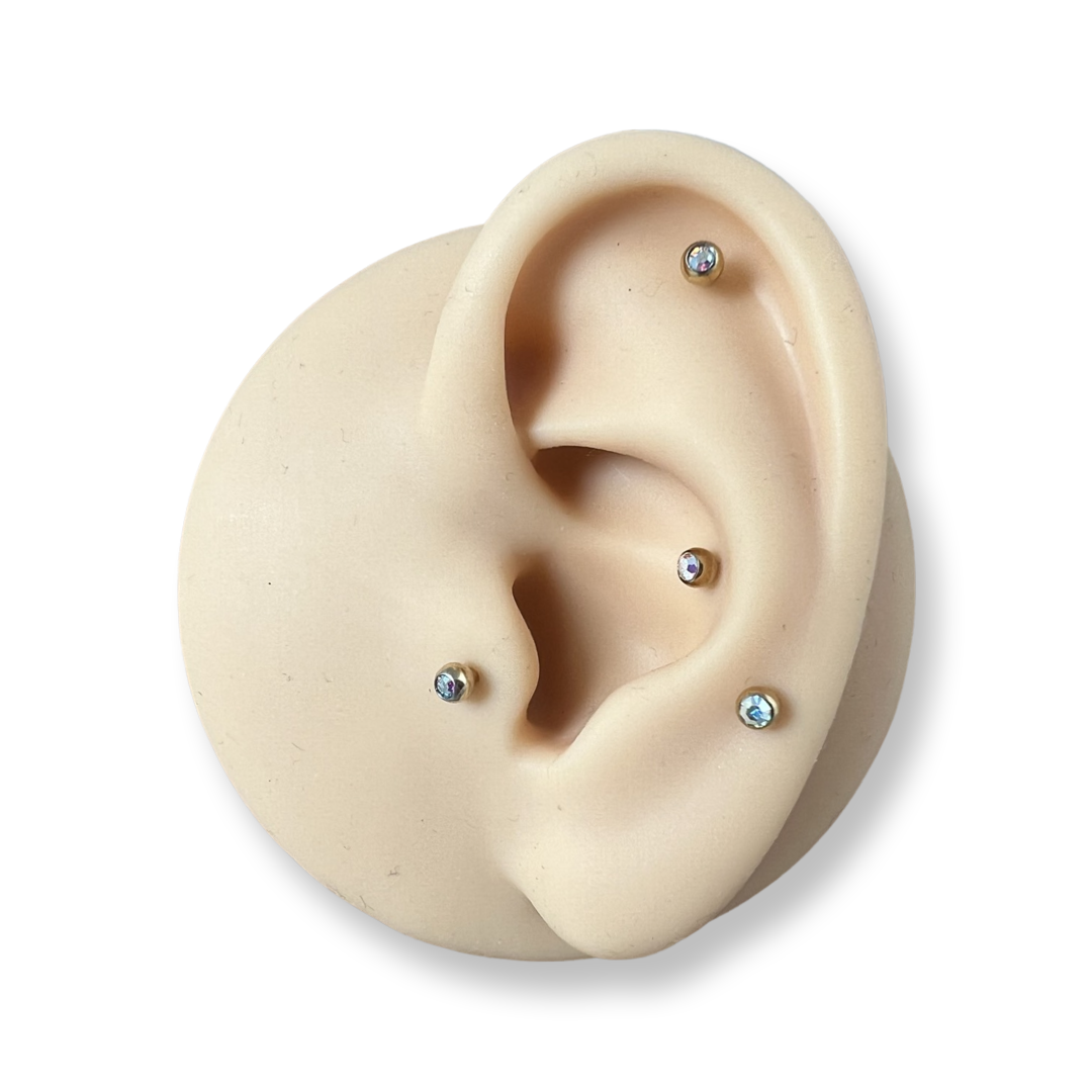 Rainbow Gold Round 16 Gauge