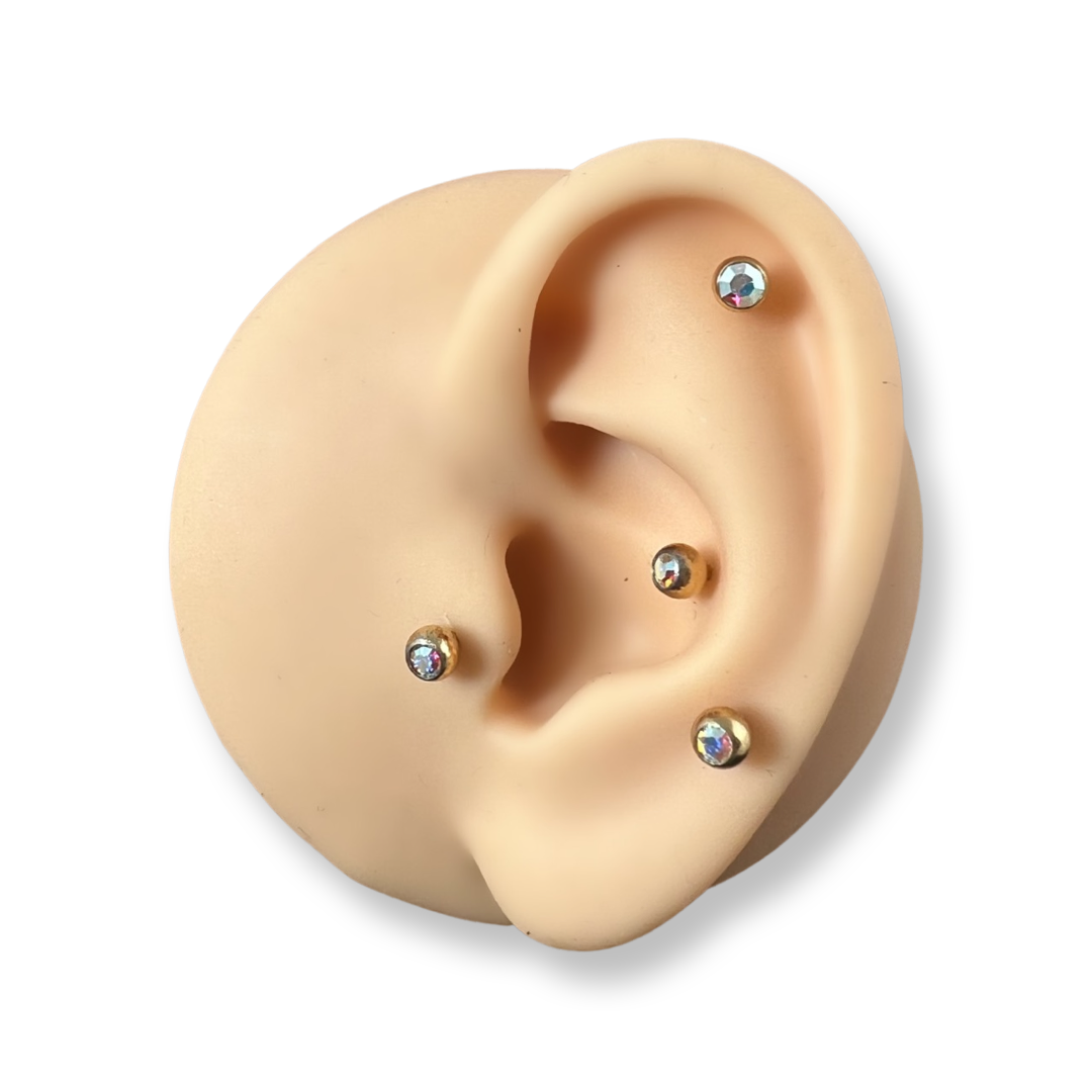 Rainbow Gold Round 16 Gauge