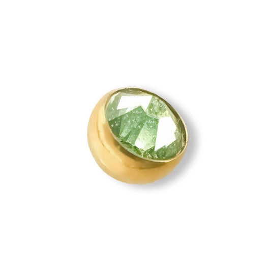 Peridot Gold Flat 16 Gauge