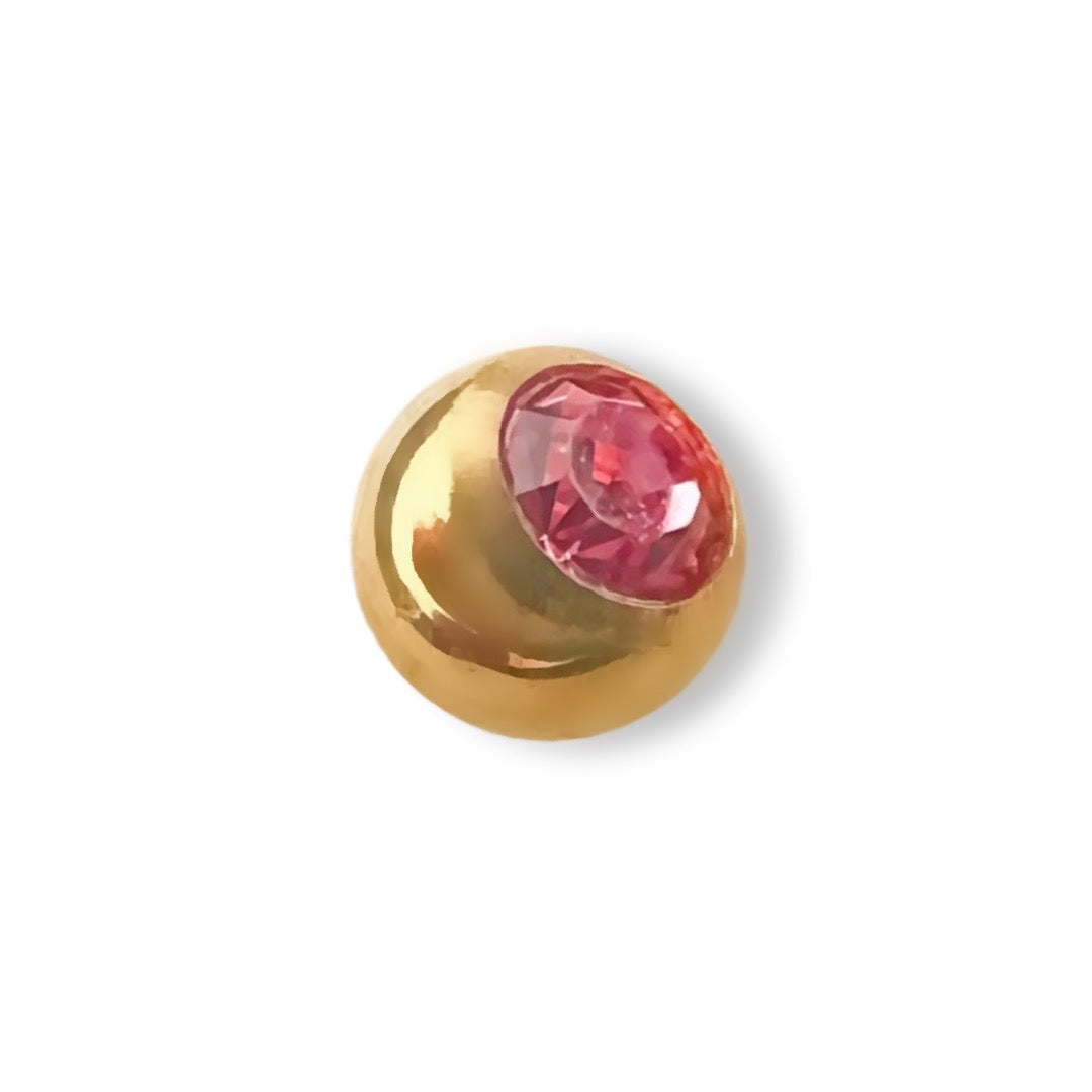 Light Pink Gold Round 16 Gauge