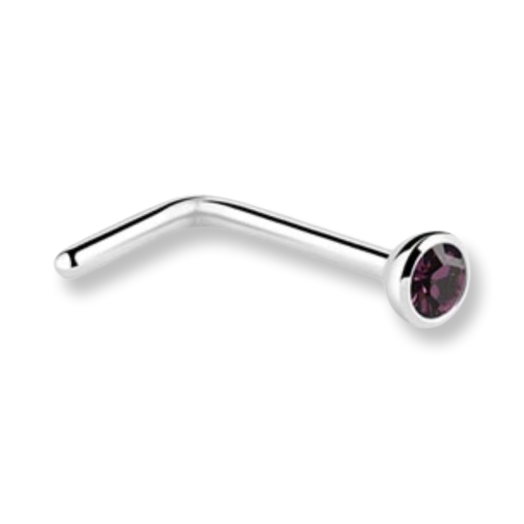 Amethyst Surgical Steel Stud