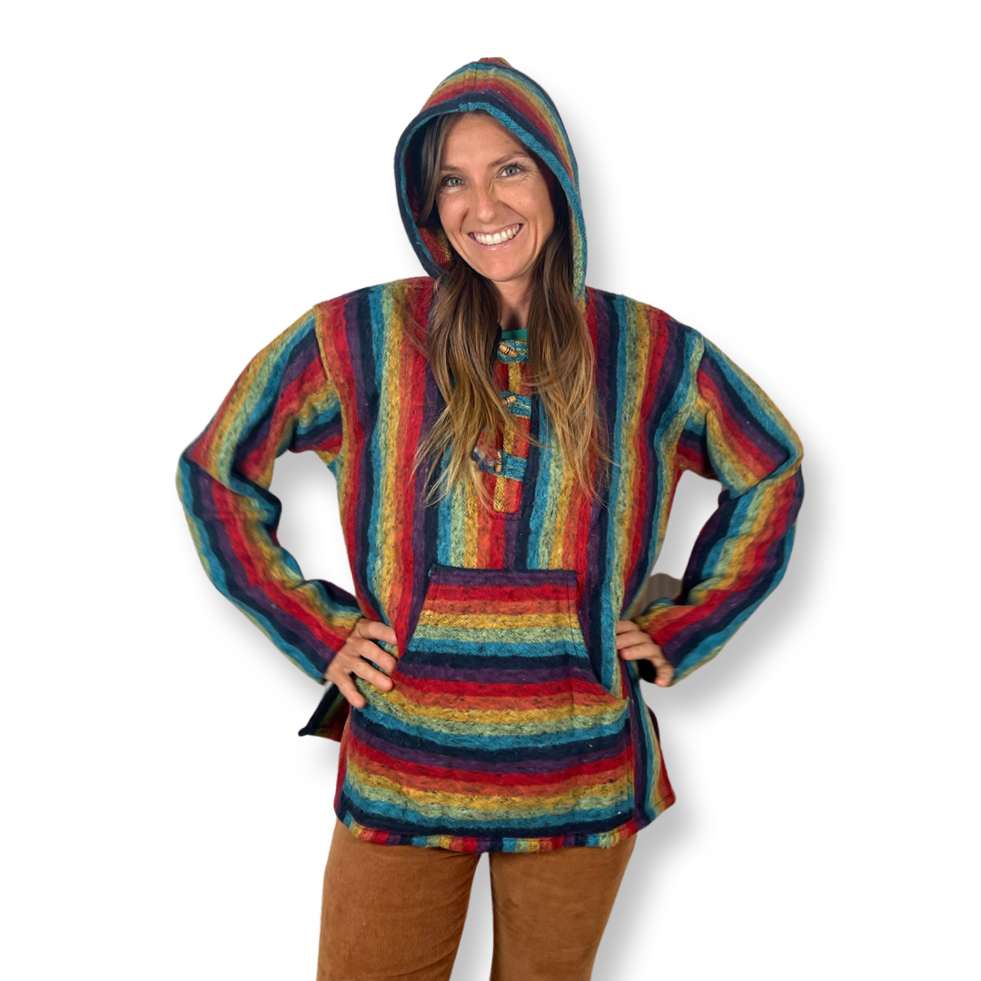 Cotton Hoodie Rainbow