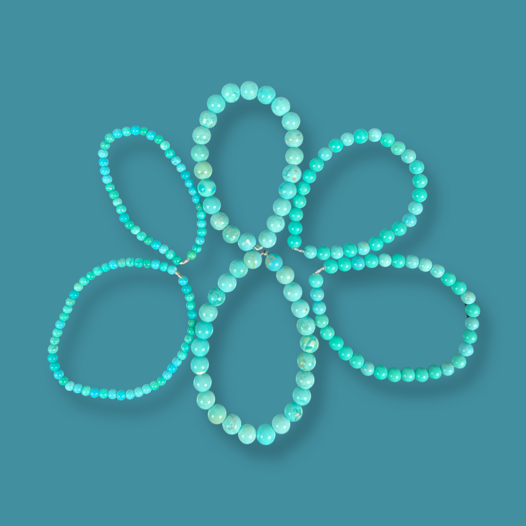 Howlite Dyed Turquoise Bracelet