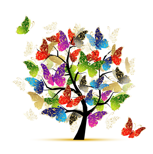 Butterfly Tree Card