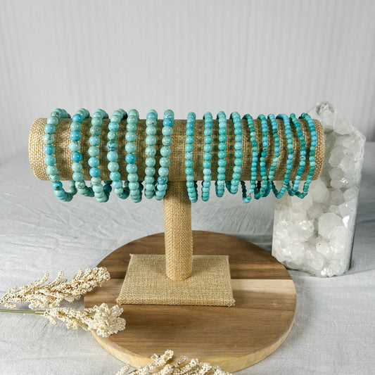 Howlite Dyed Turquoise Bracelet