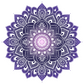 Purple Mandala Card