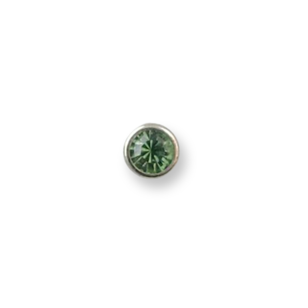 Peridot Surgical Steel Stud