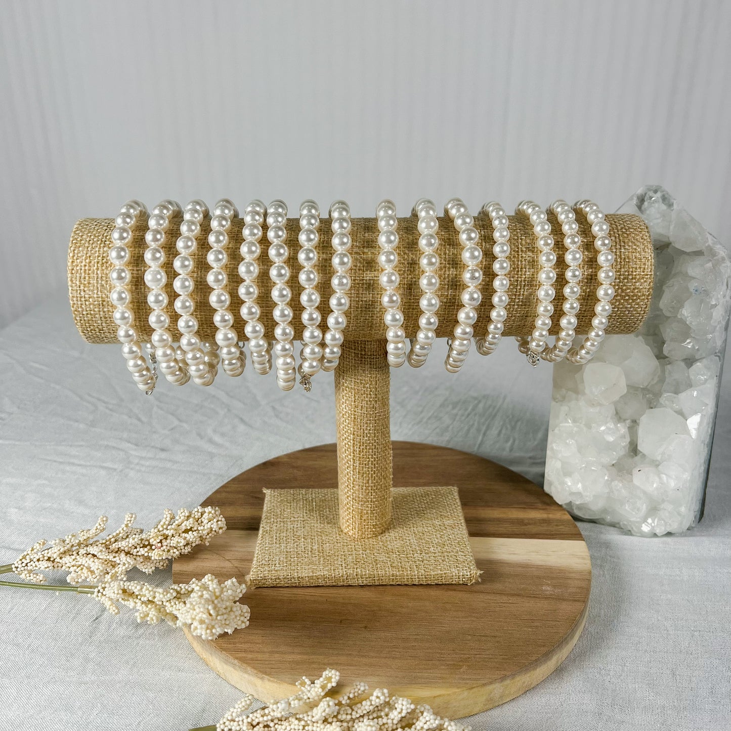 Oval Pearl Bracelet