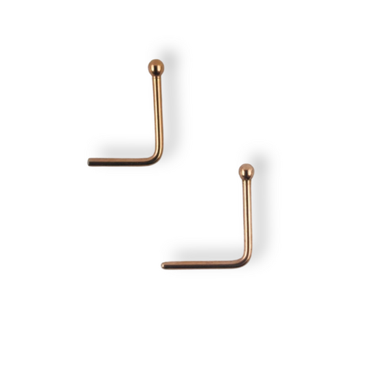 Rose Gold Ball Small Surgical Steel