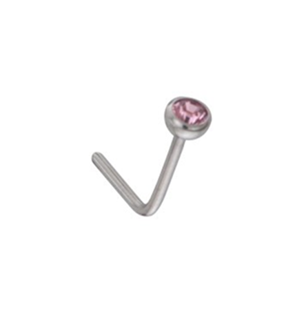 Pink Surgical Steel Stud