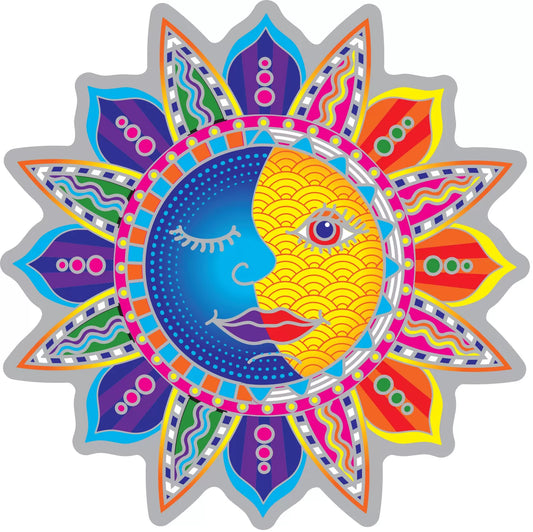 Sun and Moon Suncatcher